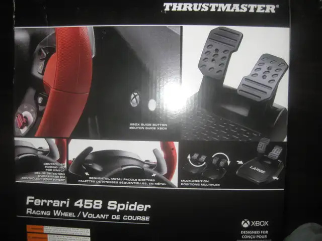 Thrustmaster Ferrari 458 Spider Racing Wheel for Xbox S / Xbox X